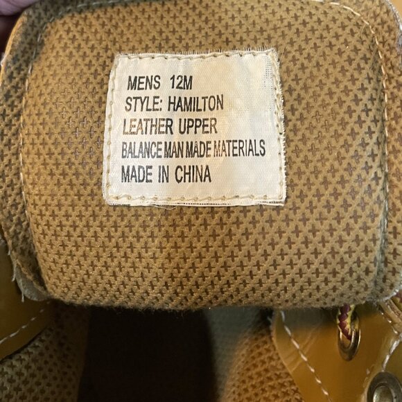 Eddie Bauer Designer Rick Tan HamiltoWaterproof Hiking Chelsea Boots Men's SZ 12 - Picture 5 of 6